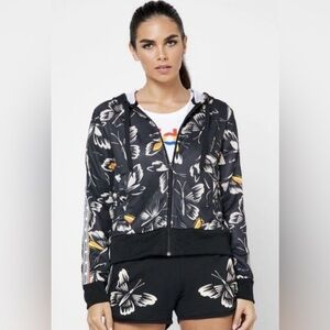 Adidas | FARM Rio HT Track Jacket Hoodie Butterfly Print Size Small